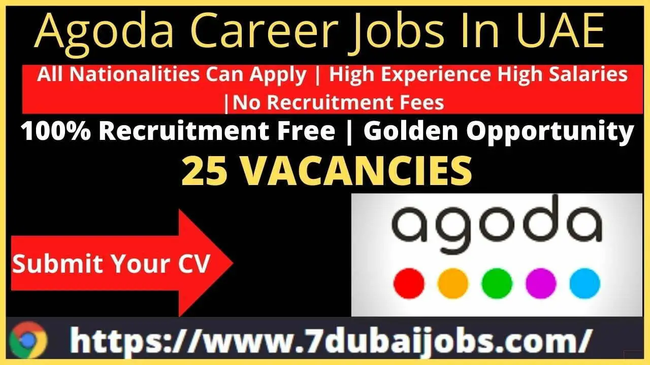Agoda Career Jobs In UAE