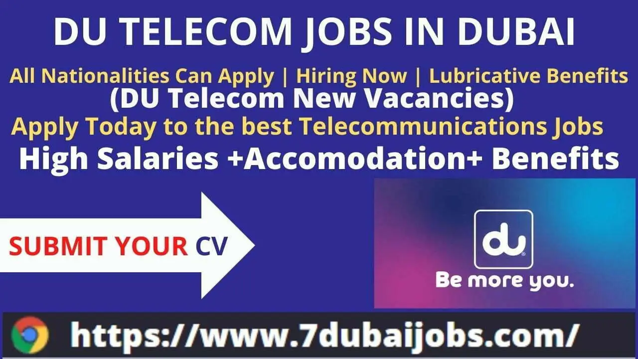 Du Telecom Jobs in Dubai