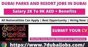 Dubai Park And Resorts Jobs In Dubai