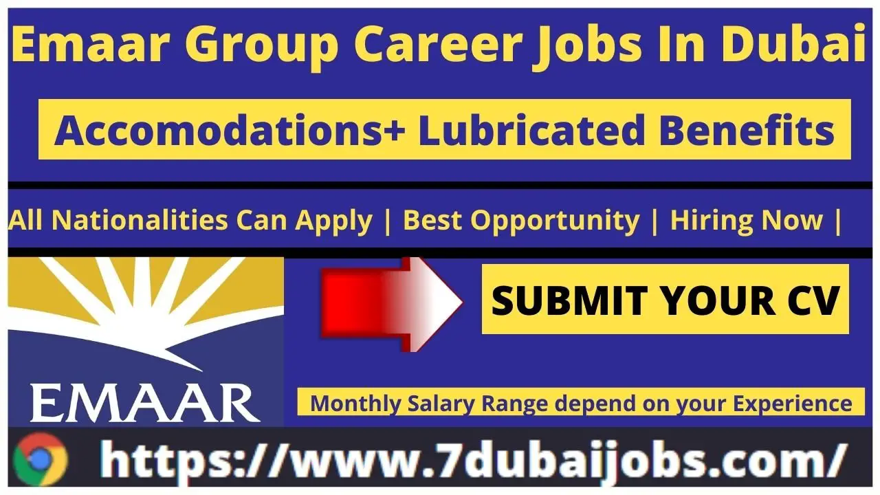Emaar Group Career Jobs In Dubai