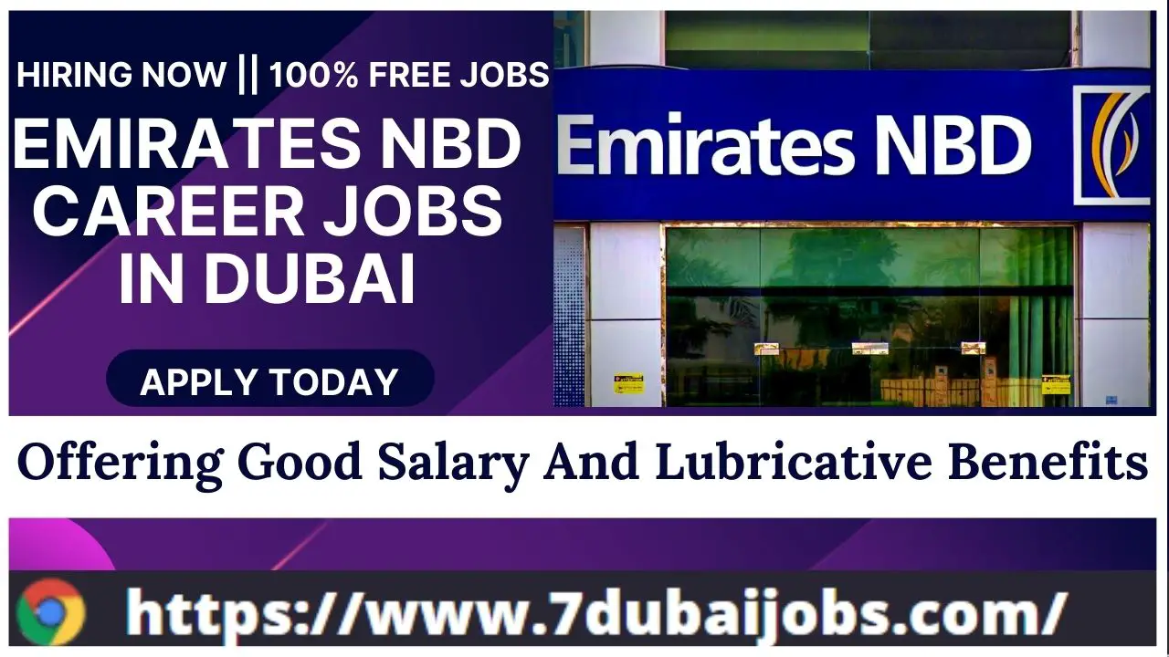 Emirates NBD Career Jobs In Dubai