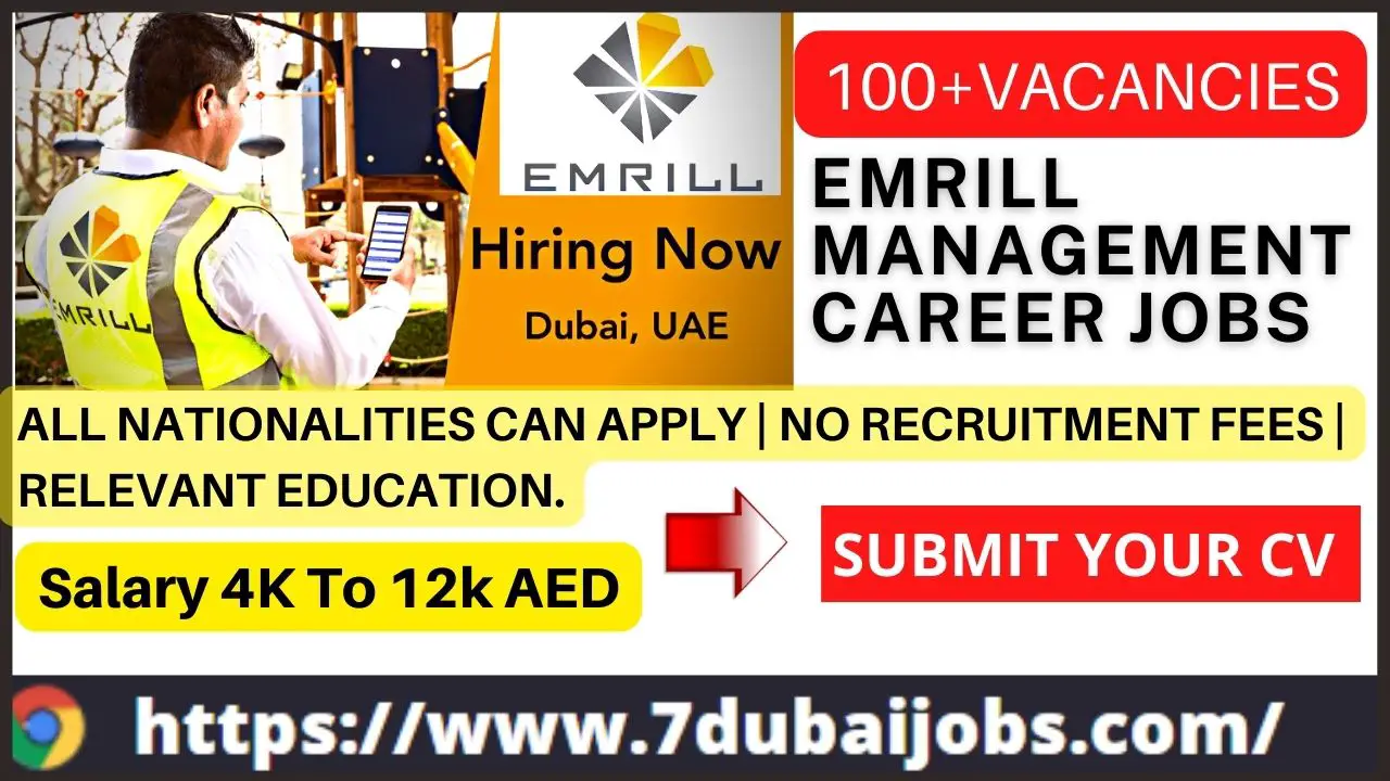 Emrill Management Career Jobs In Dubai
