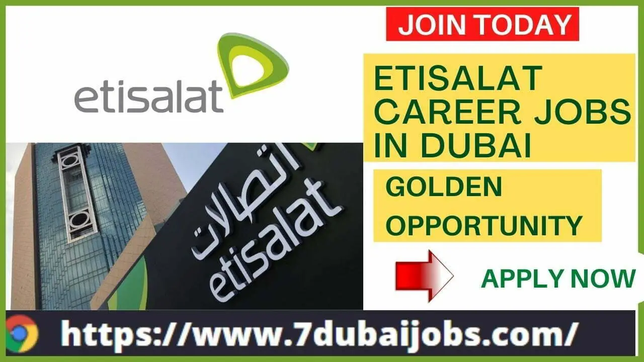 Etisalat Career Jobs In Dubai