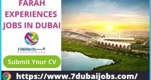 Farah Experiences Jobs In Dubai