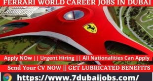 Ferrari World Career Jobs In Dubai