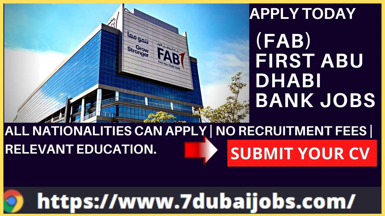 FAB First Abu Dhabi Bank Jobs