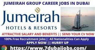 Jumeirah Group Career Jobs In Dubai