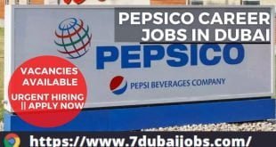 PepsiCo Career Jobs In Dubai