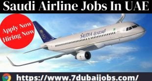 Saudi Airline Career Jobs In UAE